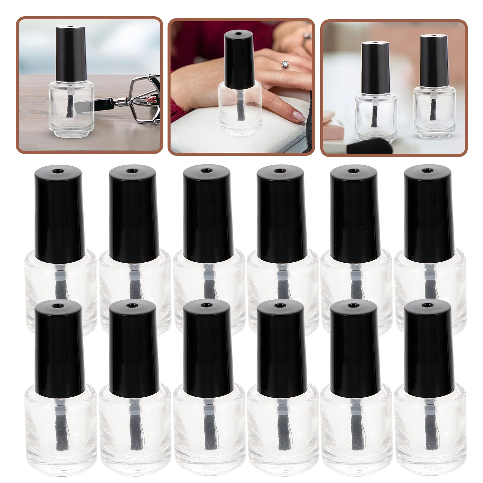 

Nail Polish Empty Container Remover Dispenser Manicure Clear Cleanser Crystal Liquid Pot Salon Varnish Containers Jar Holder