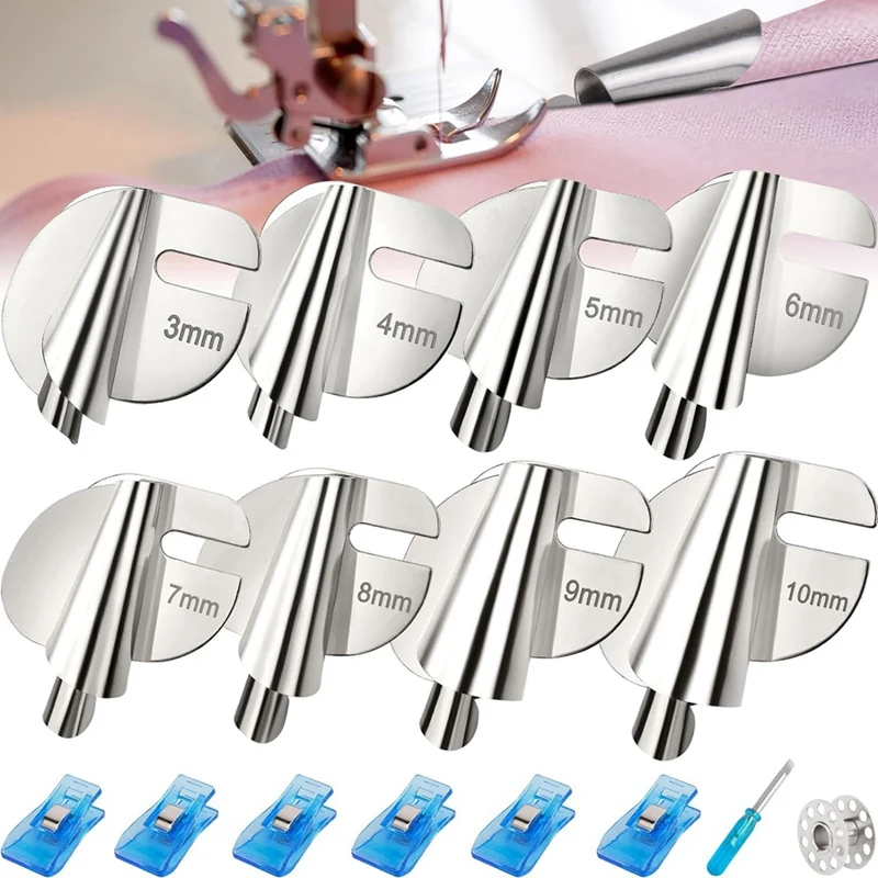 Модернизированная универсальная прижимная лапка для шитья в рулоне 8 размеров