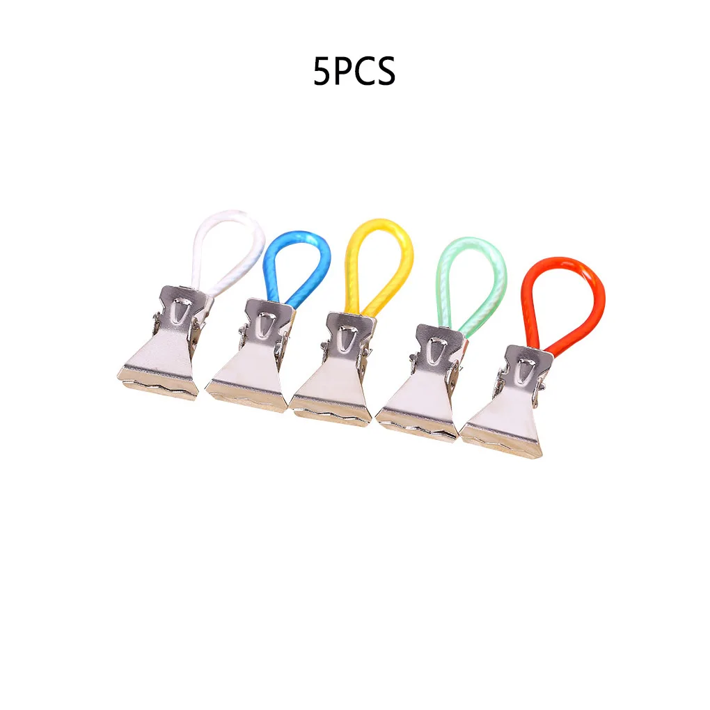 

5 Pieces Towel Clip Hanging Towels Clips Clothespins Laundry Bathroom