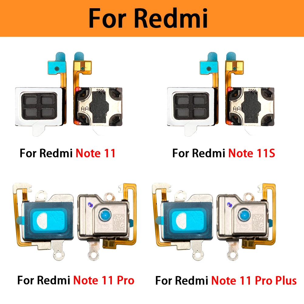 Оригинальная новая Замена для Redmi Note 11 Pro Plus 5G 11s 114G передняя Верхняя гарнитура наушники Динамик Звуковой приемник Запчасти