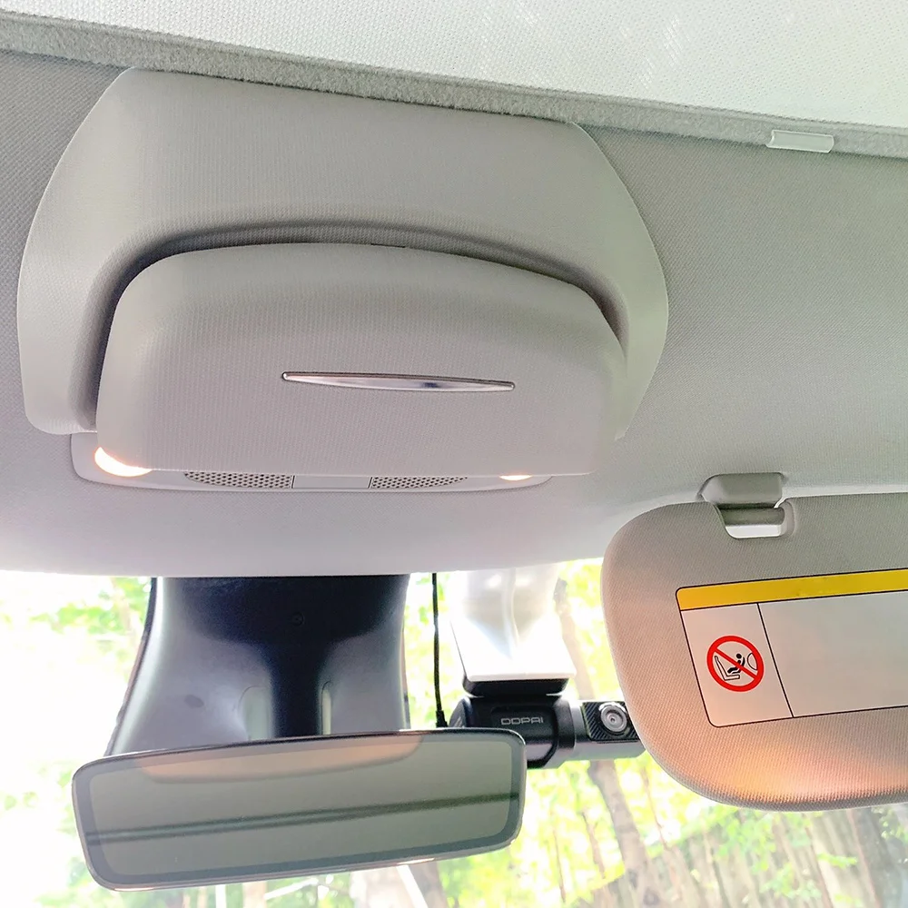 

Для Tesla Model Y 3, стены для очков, солнцезащитный козырек, держатель для солнцезащитных очков, зажим для хранения, украшение интерьера автомобиля