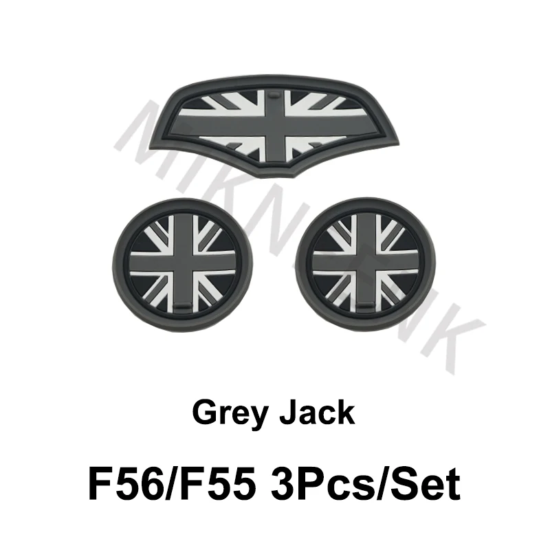 

Подставка под стаканы Grey Union Jack, нескользящий коврик для Mini Cooper Clubman F54 F55 F56 F60, украшение интерьера