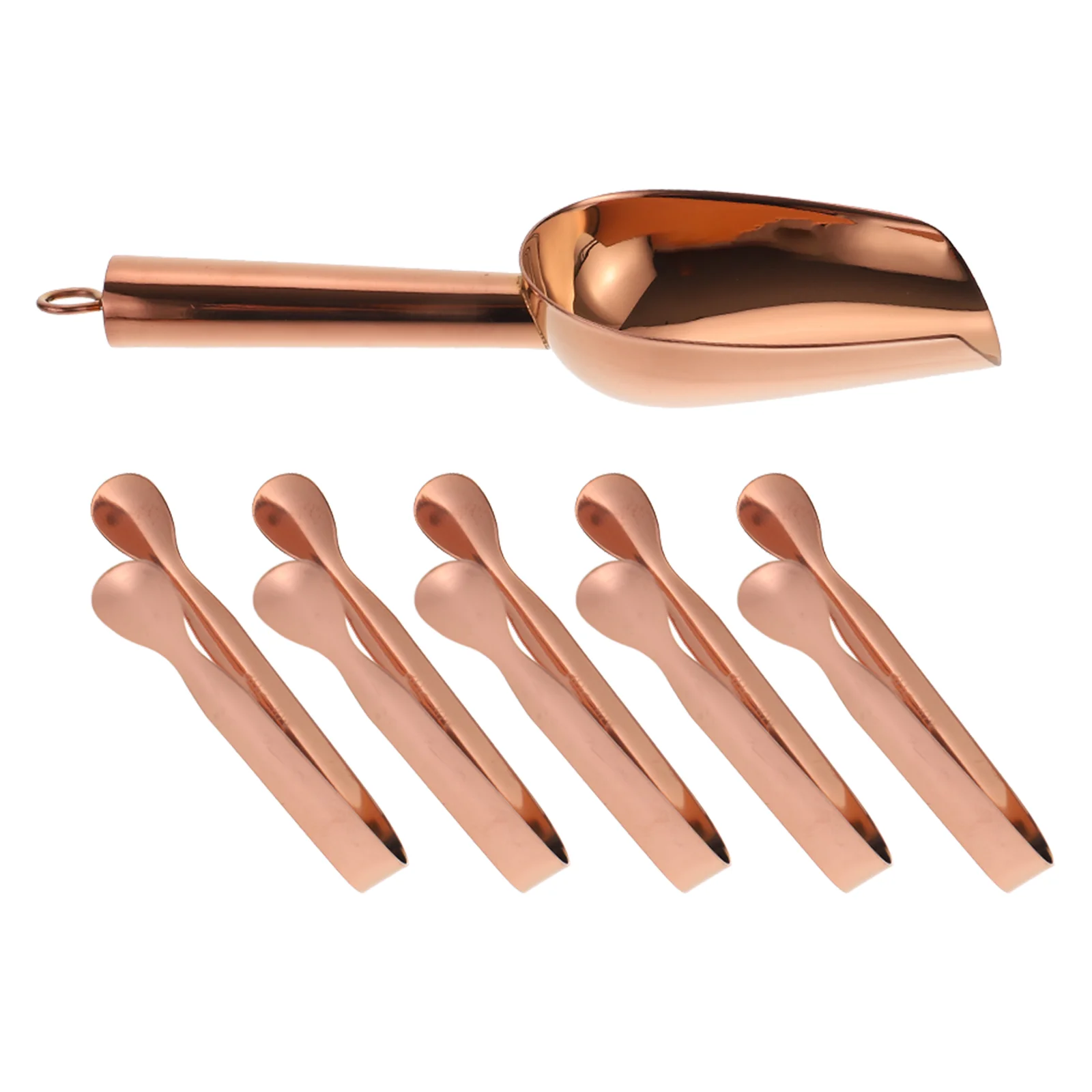 

Scoop Ice Tongs Scoops Cube Popcorn Stainless Steel Candy Tong Sugar Metal Kitchen Chips Bucket Flour Bar Serving Coffee Utility
