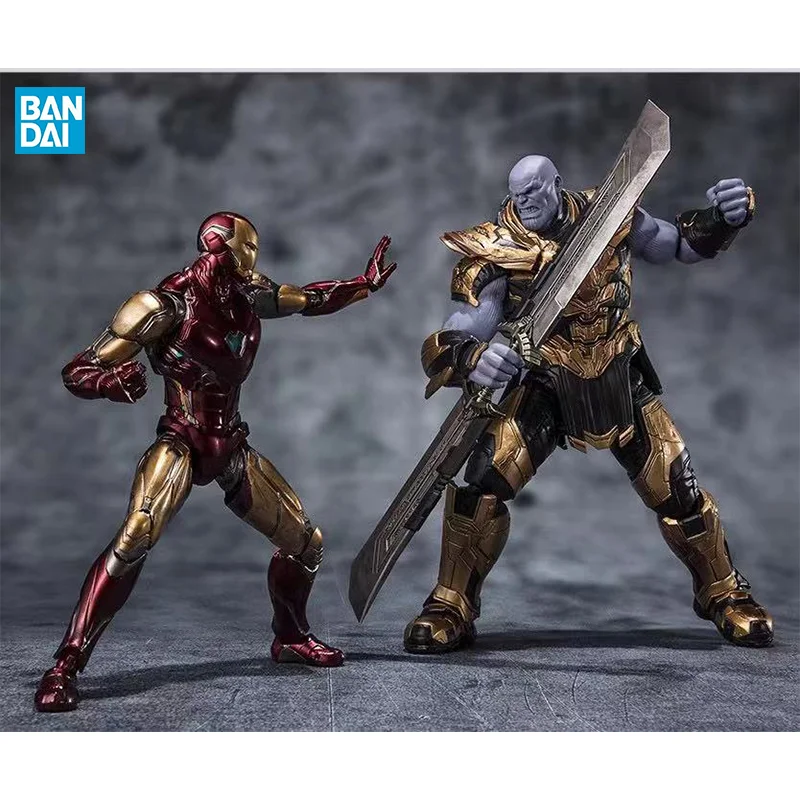 

100% Original S.h.figuarts SHF Avengers Endgame Iron Man Mk85 Thanos In Stock Anime Action Collection Figures Model Toys