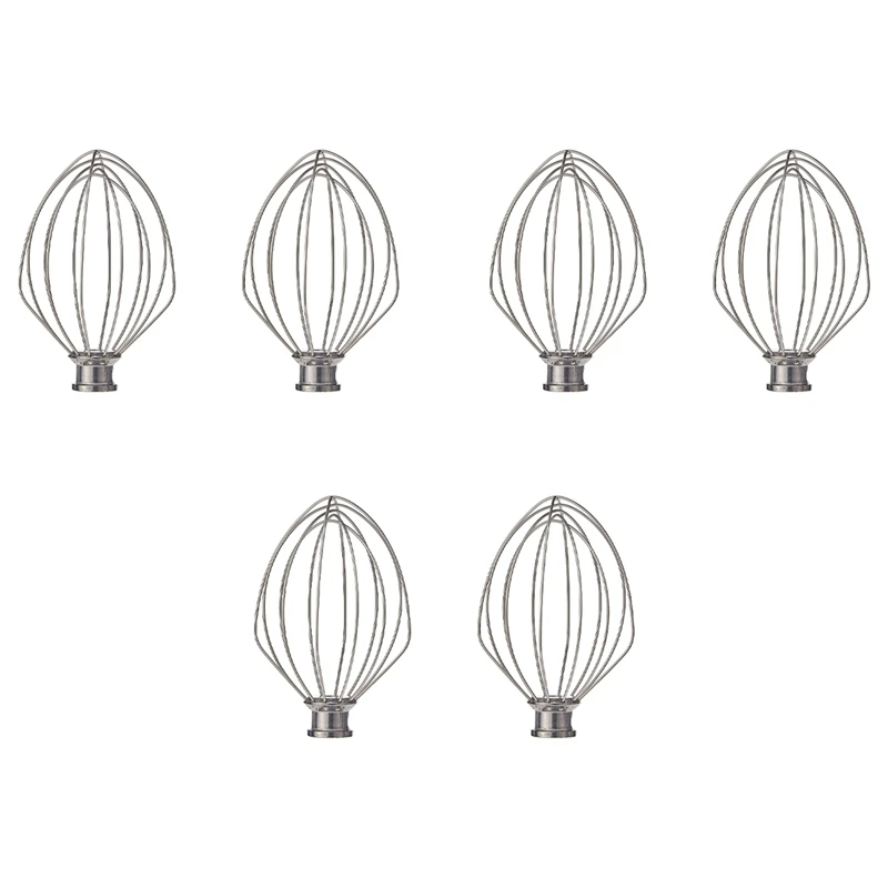 

Проволочный Кнут Для K5AWW, сменный кухонный 5QT 5K5SS 5KPM5 Миксер Для 5-квартовых подъемных машин, проволочный кнут 6 шт.