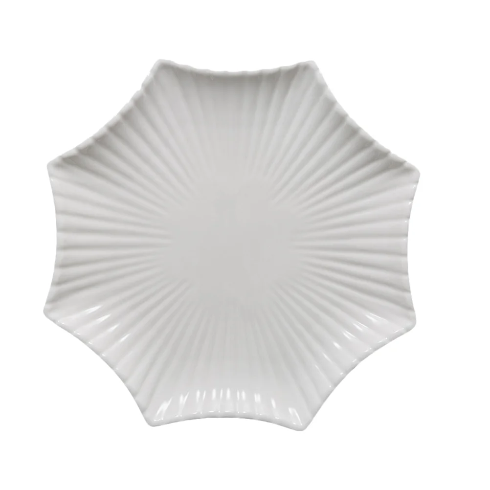 

1Pc Dessert Plate Dish Ceramic Holding Plate Pasta Housewarming Gift )