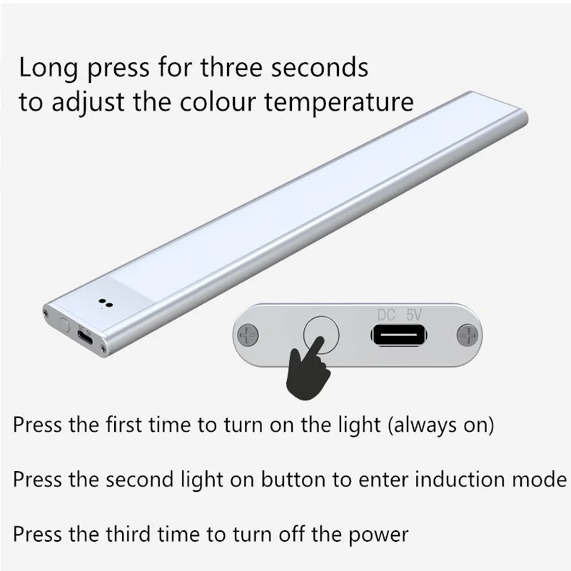 Сенсорные под cabinet светильники SHINEKNOT, три цвета