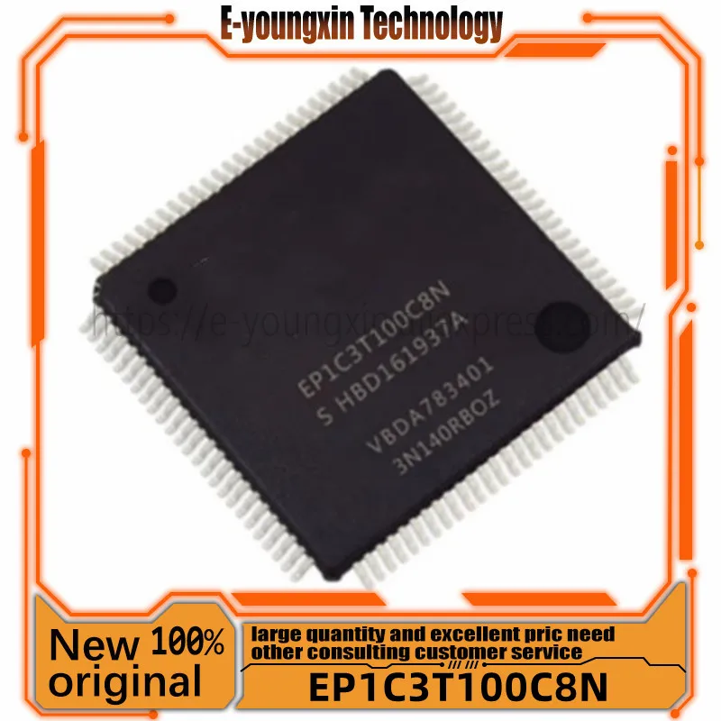 

1pieces/lot EP1C3T100C8N EP1C3T100I7N EP1C3T100 Brand new original TQFP100 IC chips in stock