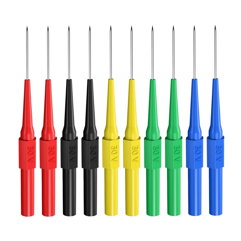 

Multimeter Test Probes Test Needle for Banana Plug Long Needle- Point Test Probes Auto Inspection Accessories Probe Pen