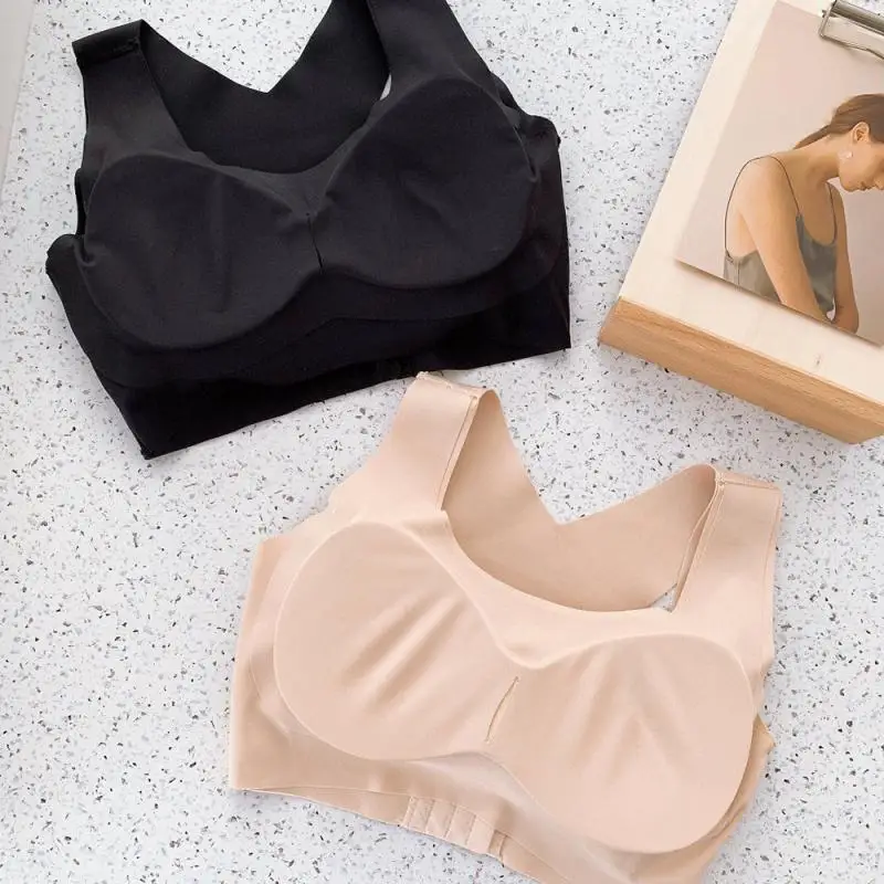 

Women Bra Latex Humpback Corrected Underwear Gathering Beauty Back Underwear Adjustable Front Buckle Bra Corrector Shapewear