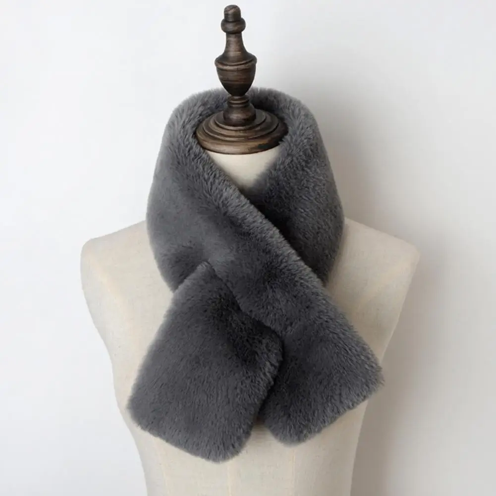 

Neck Warmer Popular Pure Color Soft Autumn Winter Women Neck Warmer Collar Scarf for Work Women Scarf Collar Scarf