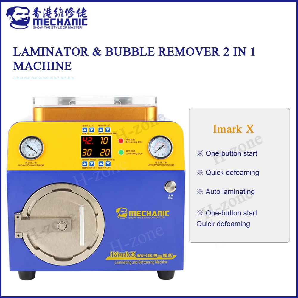 

MECHANIC Imark X Intelligent laminator bubble remover 2 IN 1 machine for LCD/straight screen For IPhone HUAWEI OPPO repair
