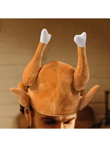 Funny Roasted Turkey Hat Phenovo