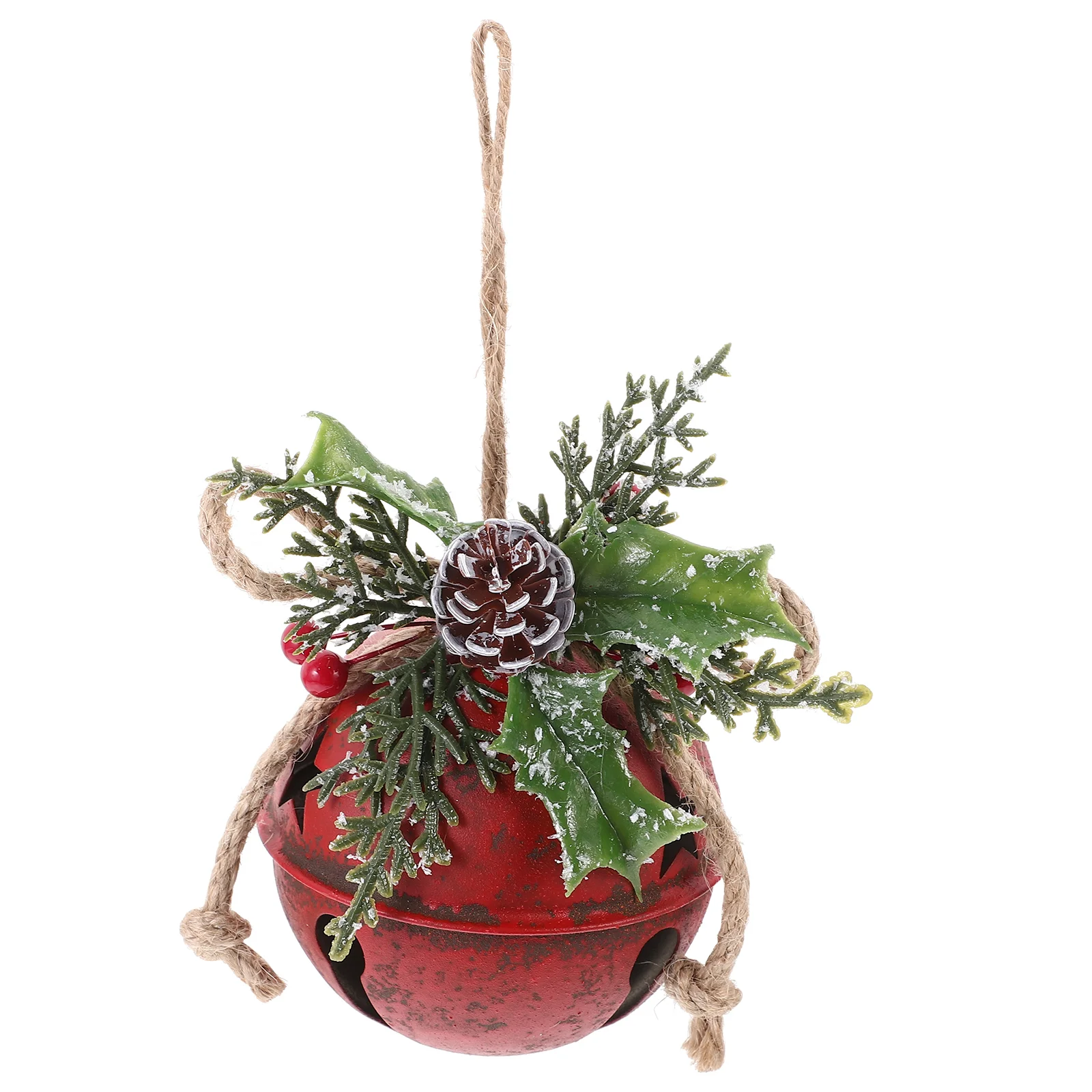 

Berries Christmas Home Decorations Vintage DIY Material Decorative Metal Bell Festival Pendants