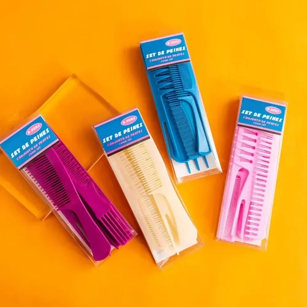 8 шт. парикмахерские расчески многофункциональная расческа для распутывания