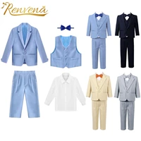 teens boys formal tuxedo suits wedding boys suits birthday party christening gown kids gentleman dress outfits baby clothes set