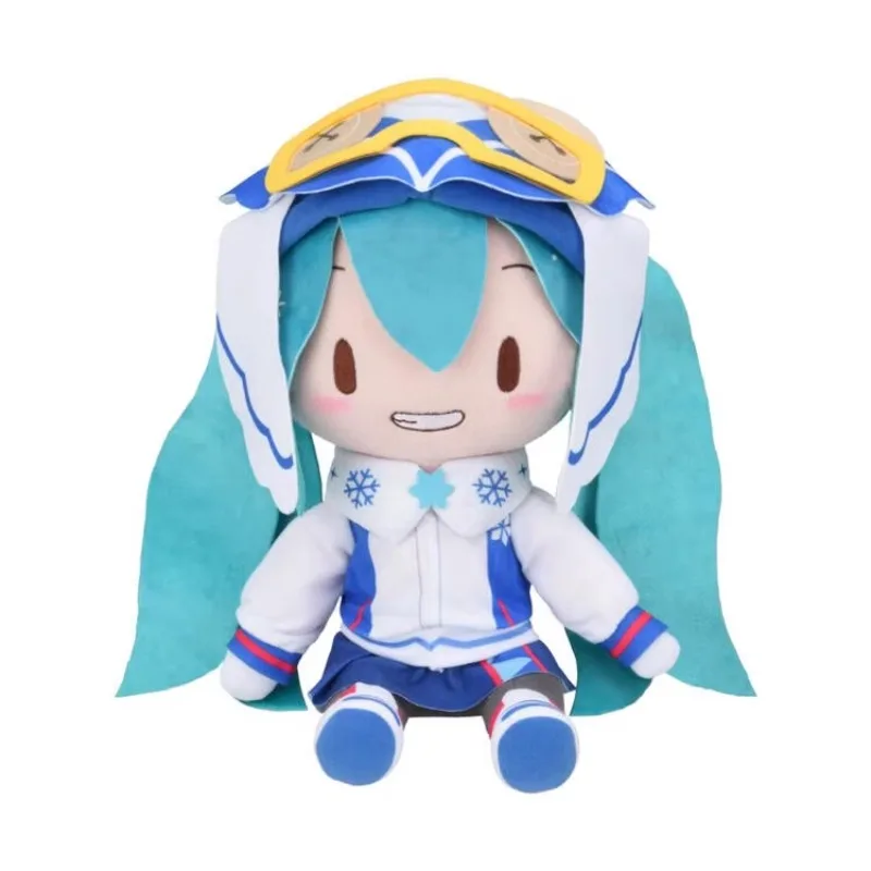 

Original Goods in Stock SEGA Hatsune Miku 2016 Ski Fufu Cartoon Anime Figure Plush Doll Toy Home Decoration Girl Children's Gift
