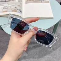 square sun glasses luxury brand travel small rectangle sunglasses men women vintage bluelight glasses