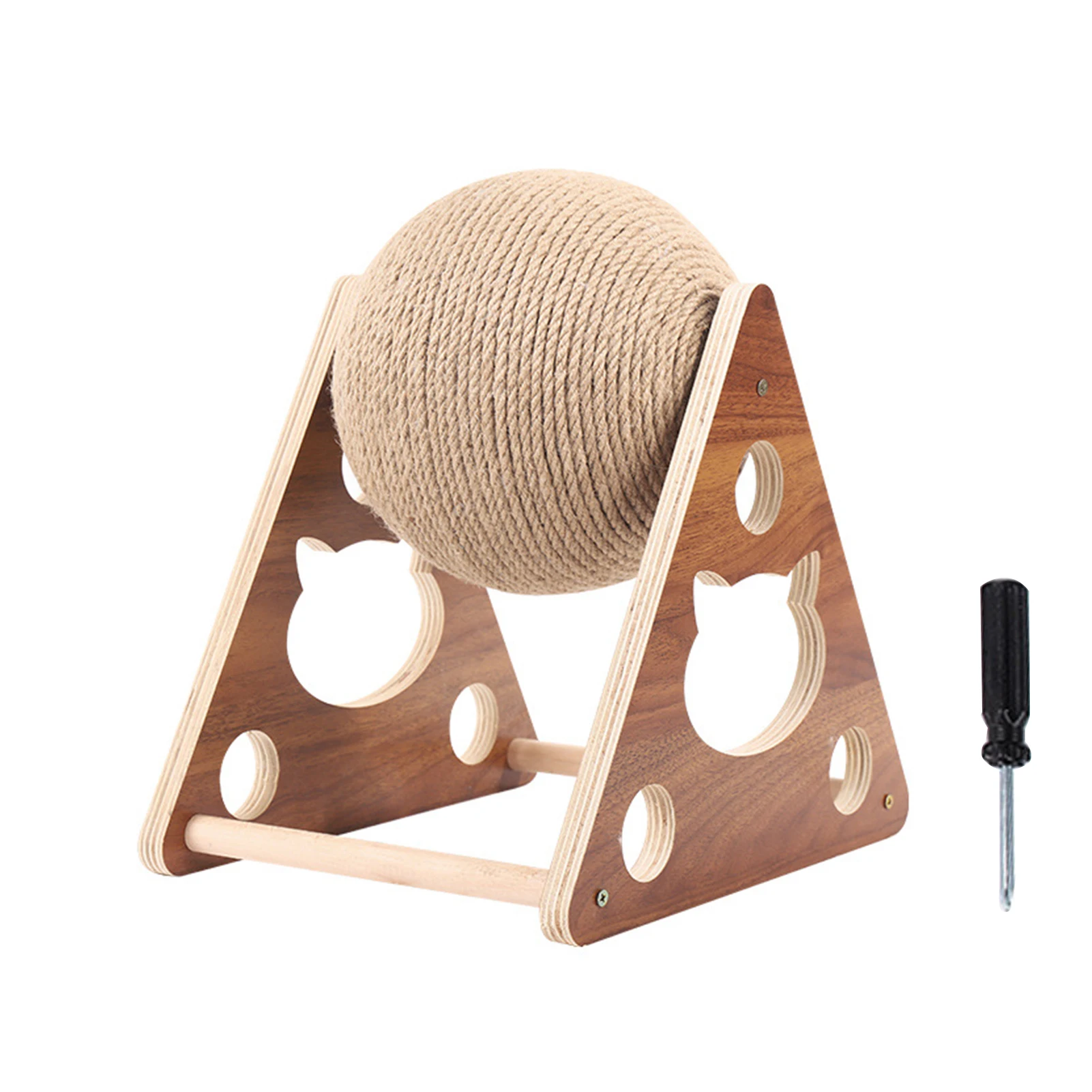 

Furniture Protector Stable Interactive Chewing Durable Grinding Paw Sofa Climbing Stress Relieve Cat Scratching Ball Training