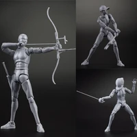 gt 110 men women soldier body model diy sketch figure sports art sketch free kick shooting super movable action figure body