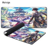 genshin impact gaming accessories mouse pad completo keyboard pad control speed version mousepad notebook computer pc gamer mats