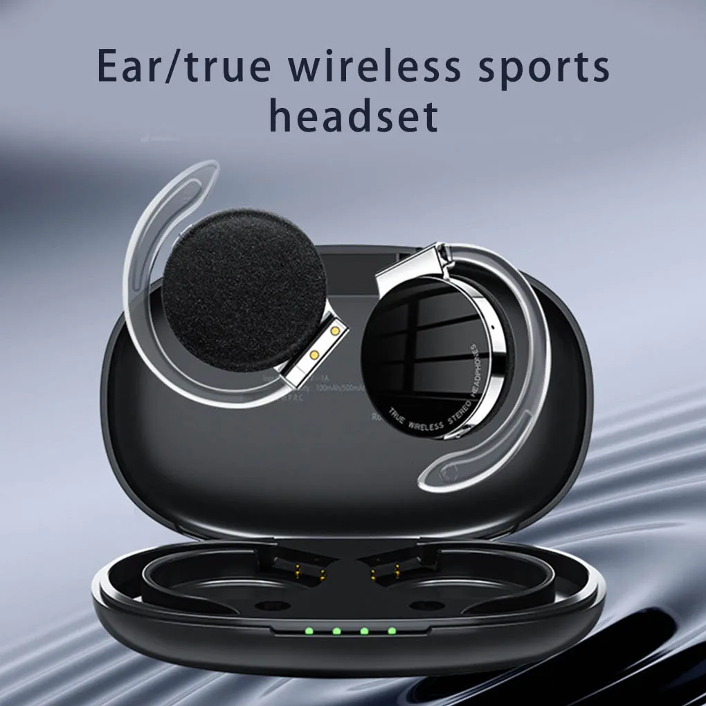 

ABS Earphone Replacement IPX5 Waterproof Dustproof Ear Hook Noise Cancelling Bluetooth-compatible 5 2 Sports Earbud Headset