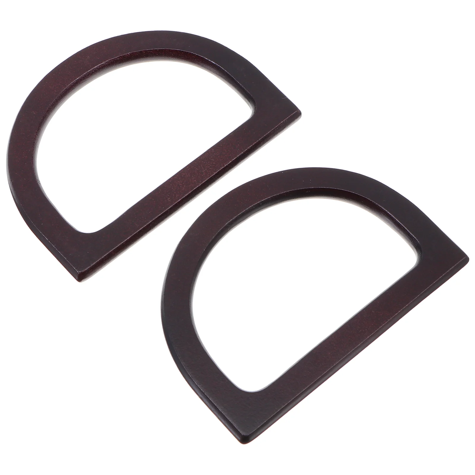 

2pcs Bag Wood Handles Handbag Handles Bag Handles Ornament DIY Accessory