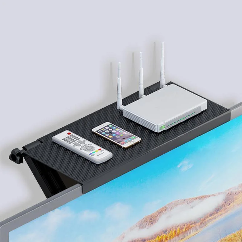 

1PC Adjustable TV Screen Top Storage Shelf Rack Holder Computer Monitor Desktop Stand TV Rack Display Shelf Storage Rack Genuine
