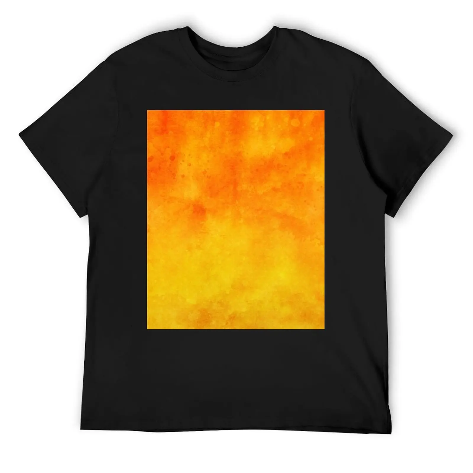 Яркая футболка с акварелью омбре 01 аниме мешковатые рубашки мужские футболки