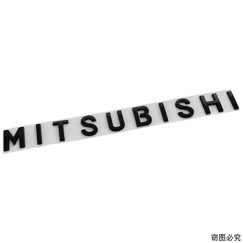 

36 см ABS автомобильные наклейки с буквами, эмблема на задний багажник, значок для Mitsubishi Lancer Pajero ASX Outlander Galant Mirage L200 Colt, наклейки