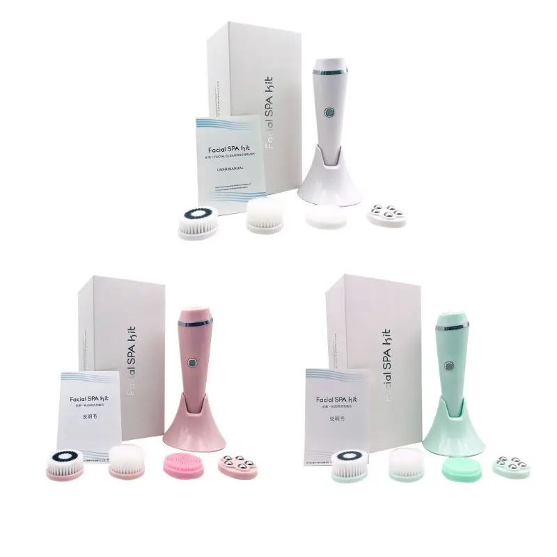 

Multifunction Electronic Face Facial Cleansing Brush Spa Skin Care Massager