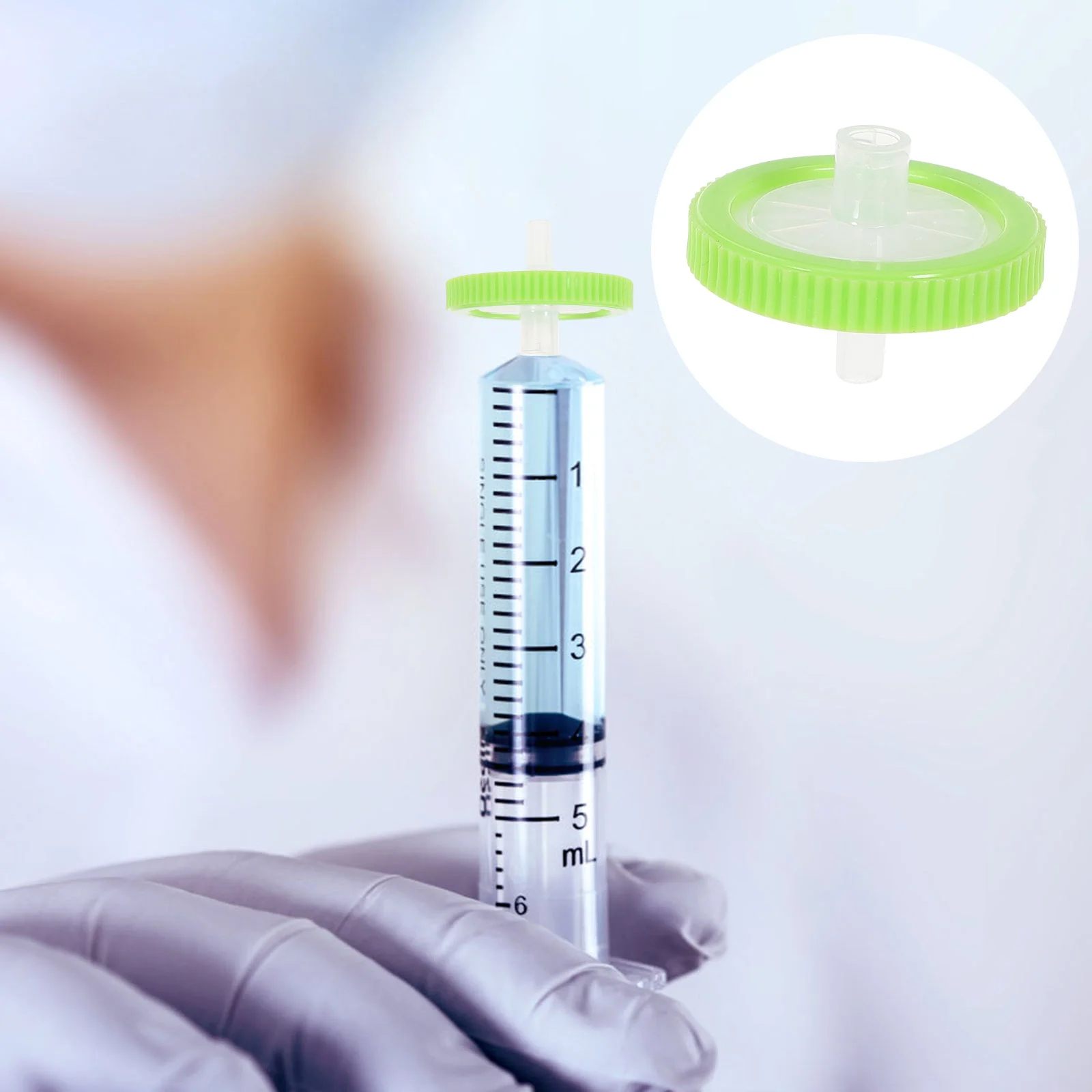 

25 Pcs Filter Syringe Filters Durable Microporous Membrane Needle Glass Joint Premium Needles Lip Gloss Pearlescent
