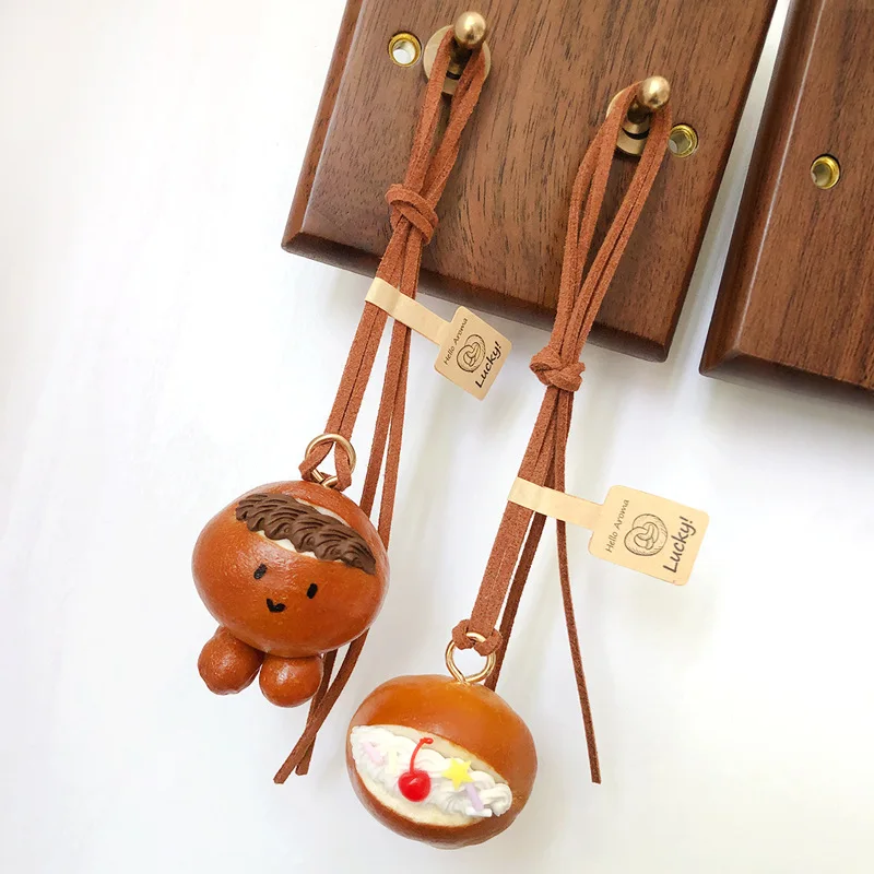 Мультяшный милый шоколадный крем ручной работы зеркальный кулон креативный