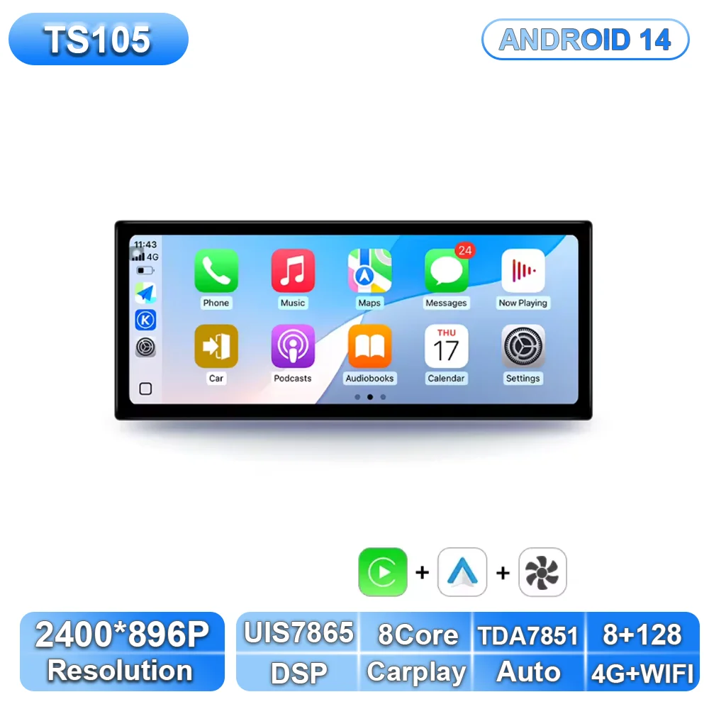 

Автомагнитола UIS7865 Android 14 2DIN с CarPlay, мультимедийный плеер, универсальная, 12.3 дюйма, GPS для VW, Nissan, Hyundai, Toyota, Kia, Jeep, Lada, Fiat