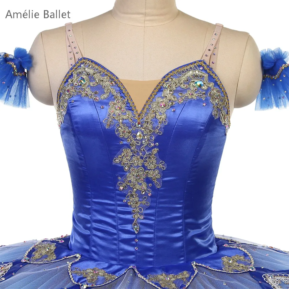 B25023 Ombre Royal Blue Профессиональная балетная пачка на заказ Балетные пачки для женщин