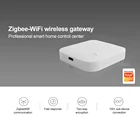 Умный шлюз Tuya Wi-Fi ZigBee, беспроводной хаб с дистанционным управлением, умный шлюз, модули 433 через Zigbee Sig-Mesh, управление Bluetooth