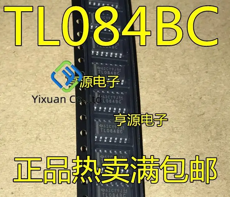 

20 шт. Оригинальный Новый TL084BC SOP-14 TL084BCDR рабочий усилитель