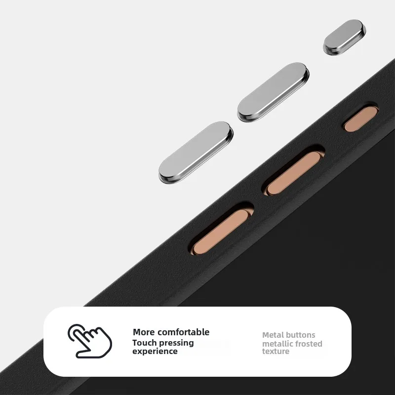 Магнитный кожаный чехол для телефона из углеродного волокна IPhone 16 15 Plus 14 13 Pro Max