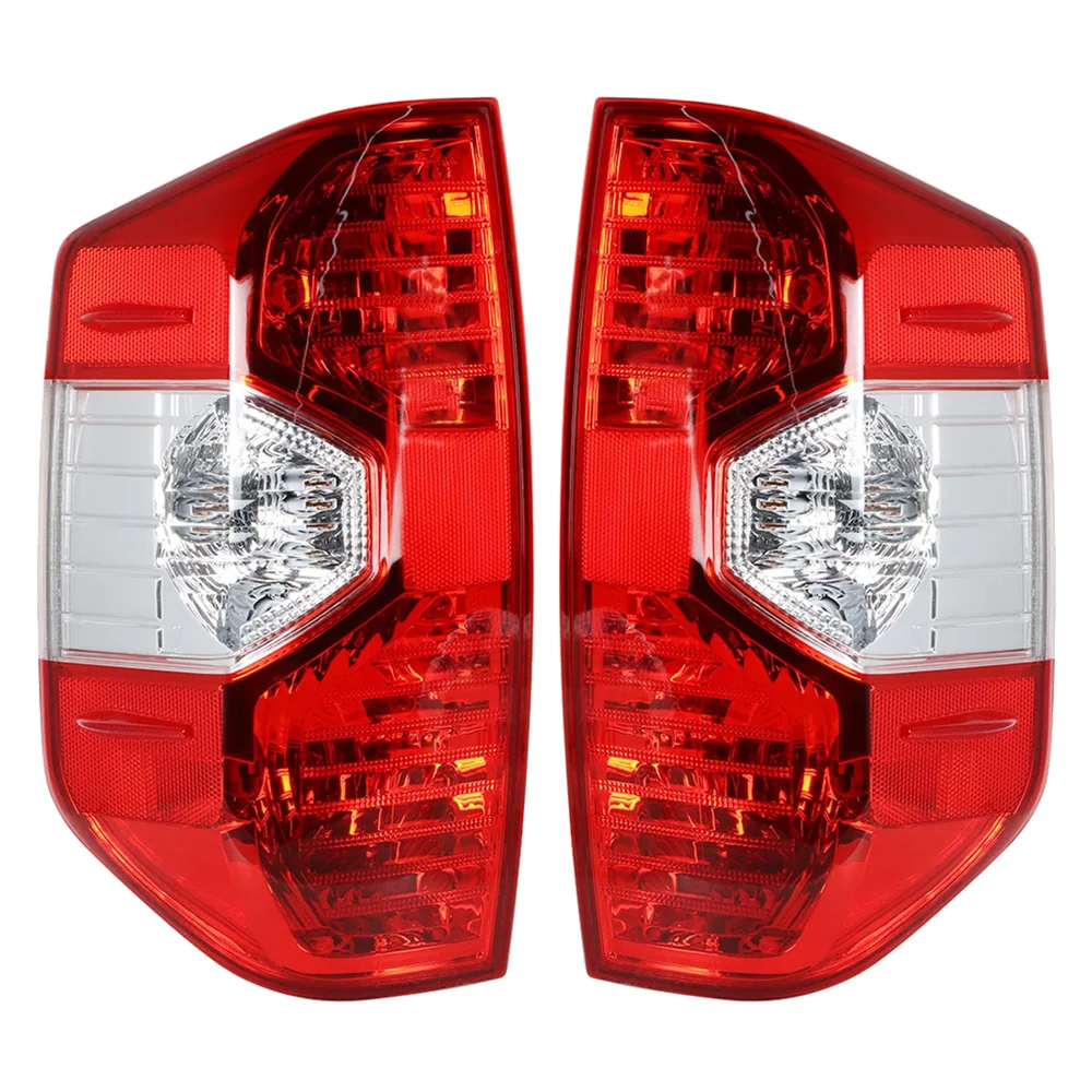 Фото Задний фонарь в сборе для Toyota Fortuner Tundra Tacoma 2014-2021, левый/правый, галогенный, стоп-сигнал, фонарь заднего хода №4