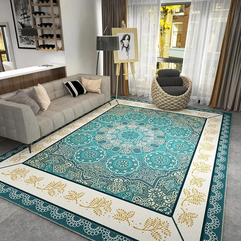 

European Style Large Carpets for Living Room Bedroom Bedside Mat Floor Mat Area Rug Large Sofa Carpets Large Customizable Size