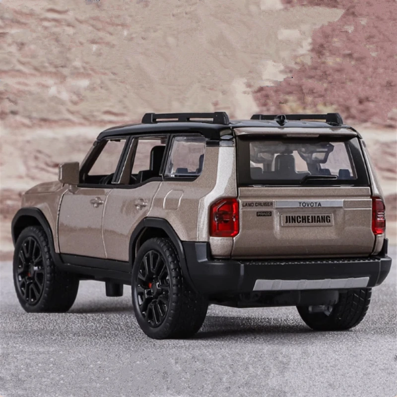 1/32 Toyota 2024 PRADO Land Cruiser модель автомобиля из сплава литой под давлением