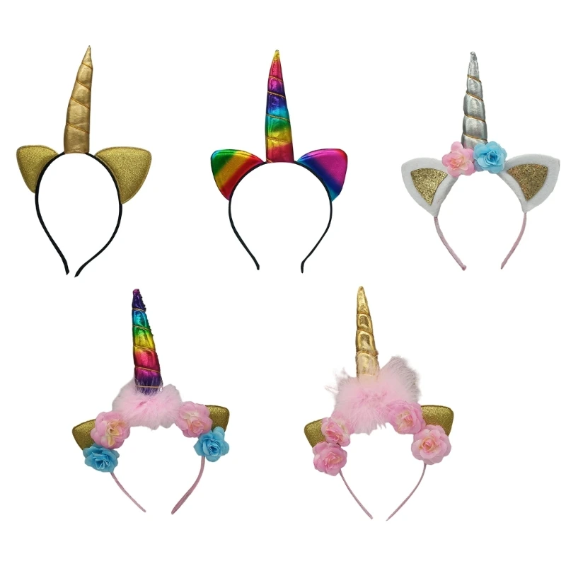 

634C Birthday Sequins Headdress Festival Decorative Headband Themed Party Supplies