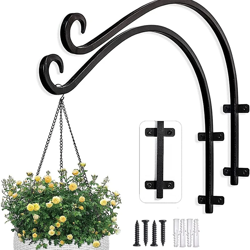 

Nordic Style Wall Hanging Flower Pot Support Plant Bracket Hook Hanger Holder Balcony Home Decoration Drop Shipping
