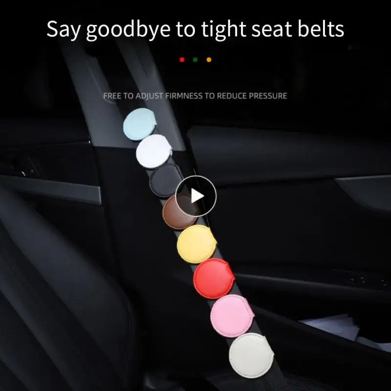 

Portable Car Seat Belt Stopper Anti-skid Seat Belt Adjuster Durable Fixed Adjustment Buckle Universal Car Supplies Safety