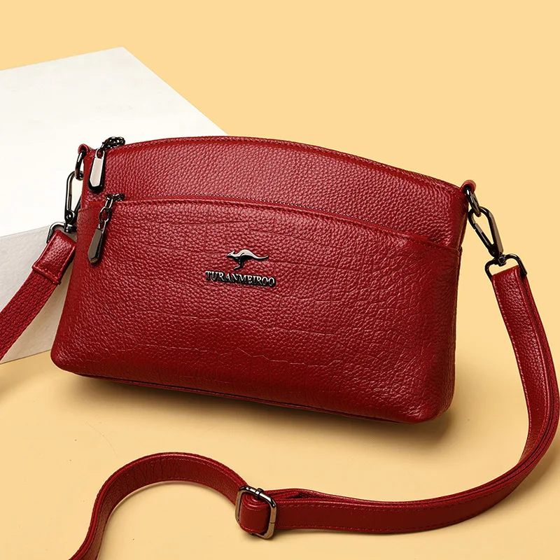 

Casual Trend Crossbody Designer Handbags For Women Genuine Leather Stone Vintage Tote Shoulder Bags Ladies Sling Messenger Bag