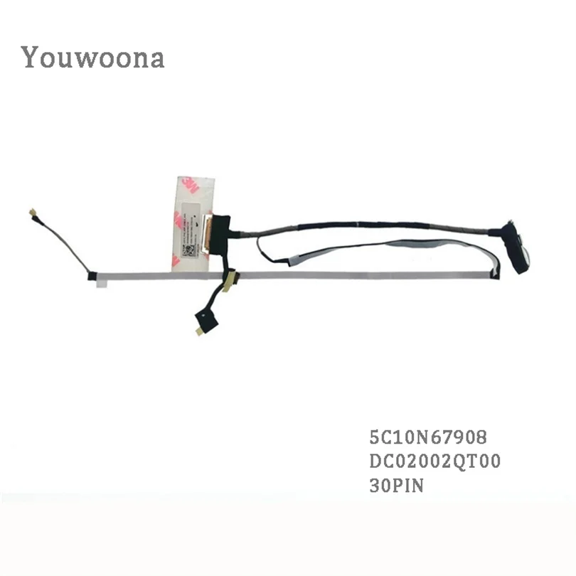 Новый оригинальный ЖК-кабель для ноутбука LENOVO Yoga 720 720-15IKB 720-15ISK 80X7 30PIN 5C10N67908 DC02002QT00