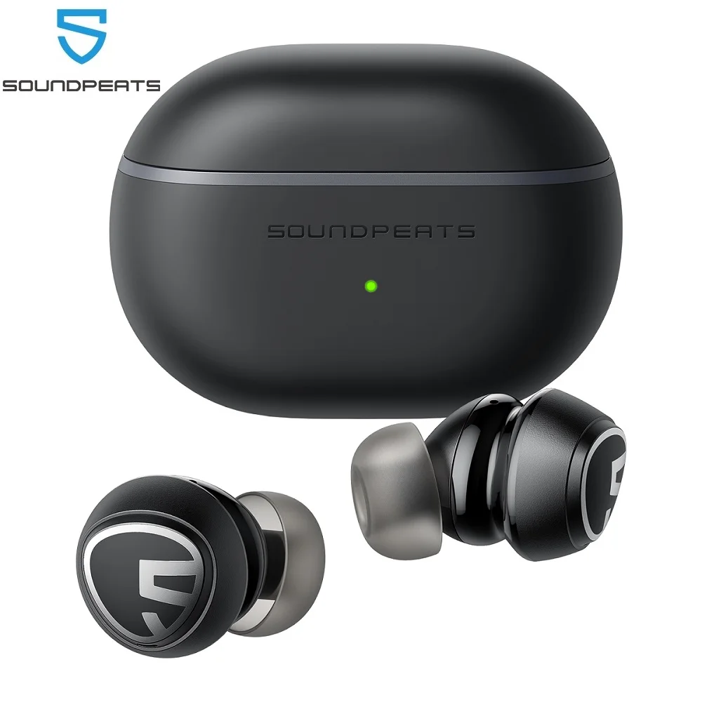 SoundPEATS Mini Pro Hybrid Active Noise Cancelling Wireless Earbuds, Bluetooth 5.2 Headphones with ANC, QCC3040, aptX Adaptive