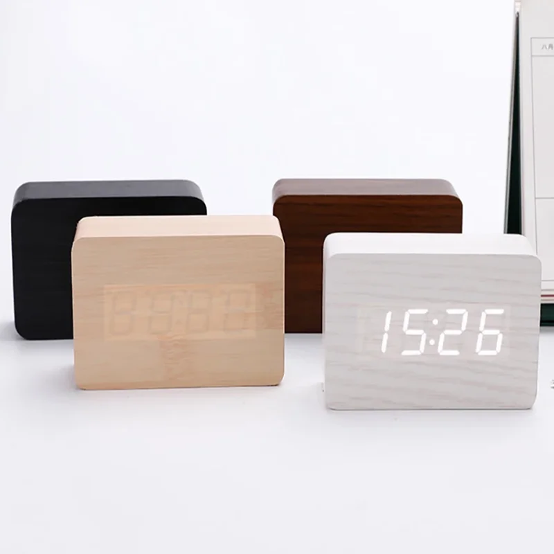 Электронные настольные часы с голосовым управлением USB/AAA