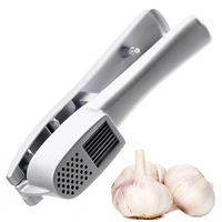 garlic press slicer 2 in 1 aluminium garlic ginger mincer and slicer with slicing and grinding kitchen cooking