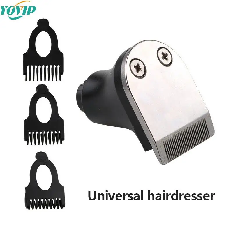 

4Pcs Professional Replacement Electric Shaver Head Nose Trimmer Sideburns Knife Comb Brush 3mm/5mm/7mm Barber Shaver Parts